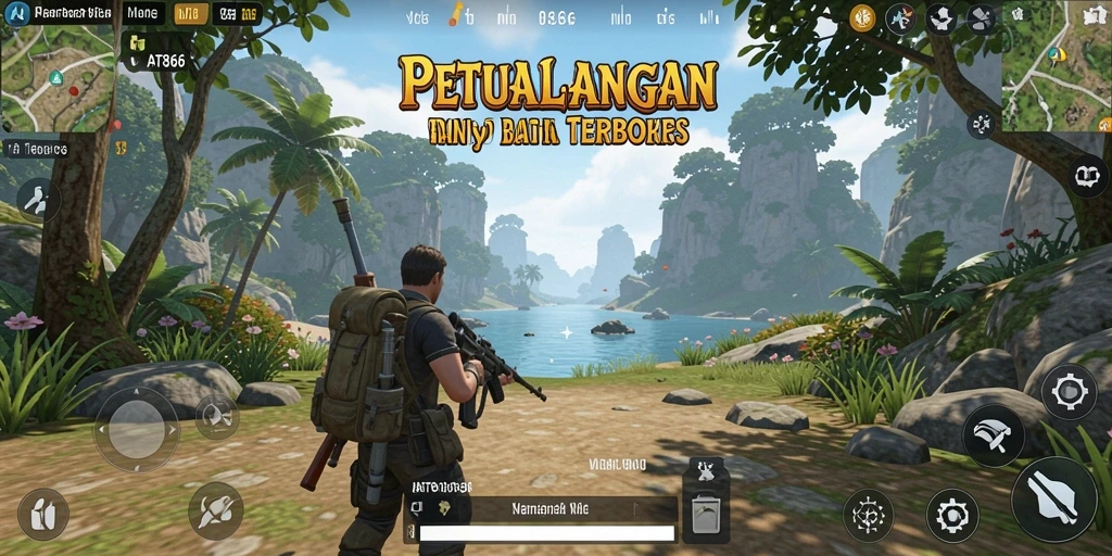 Tampilan menakjubkan dari gameplay AT866 di dunia terbuka.