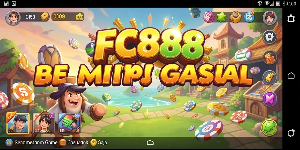 Tampilan gameplay seru dari FC888 yang mengasyikkan.