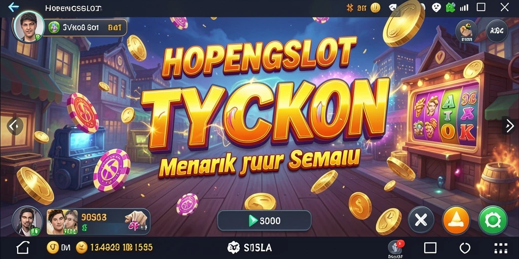 Screenshot HOPENGSLOT menampilkan kasino yang megah dan gameplay seru.