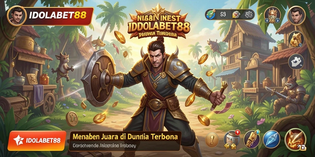 Tampilan gameplay <strong>IDOLABET88</strong> yang memukau dalam dunia terbuka.