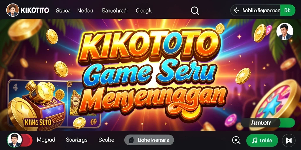 Tampilan permainan slot KIKOTOTO yang menarik dan penuh warna.